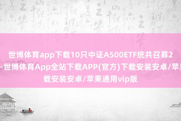 世博体育app下载10只中证A500ETF统共召募200亿元限度-世博体育App全站下载APP(官方)下载安装安卓/苹果通用vip版