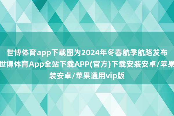 世博体育app下载图为2024年冬春航季航路发布　　本次换季-世博体育App全站下载APP(官方)下载安装安卓/苹果通用vip版