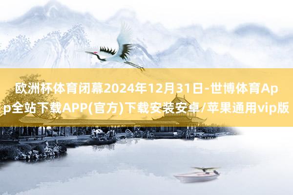 欧洲杯体育　　闭幕2024年12月31日-世博体育App全站下载APP(官方)下载安装安卓/苹果通用vip版